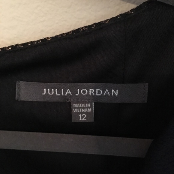 Julia Jordan Diamond Jacquard V-neck Dress size 12 - Picture 5 of 8